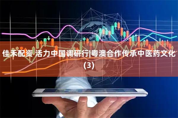 佳禾配资 活力中国调研行|粤澳合作传承中医药文化(3)